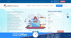 Desktop Screenshot of prime-writing.com